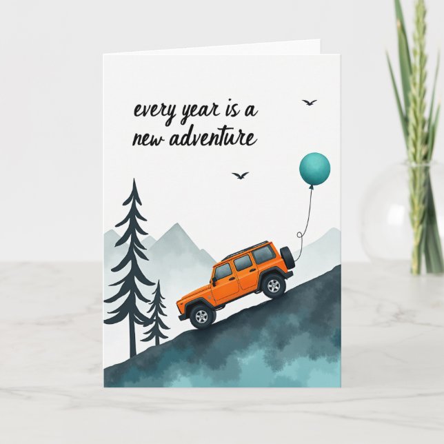 Cartão de Aniversário Jornada (Frente)
