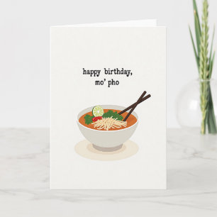 Cartão de Aniversário Joyful Noodle Bowl