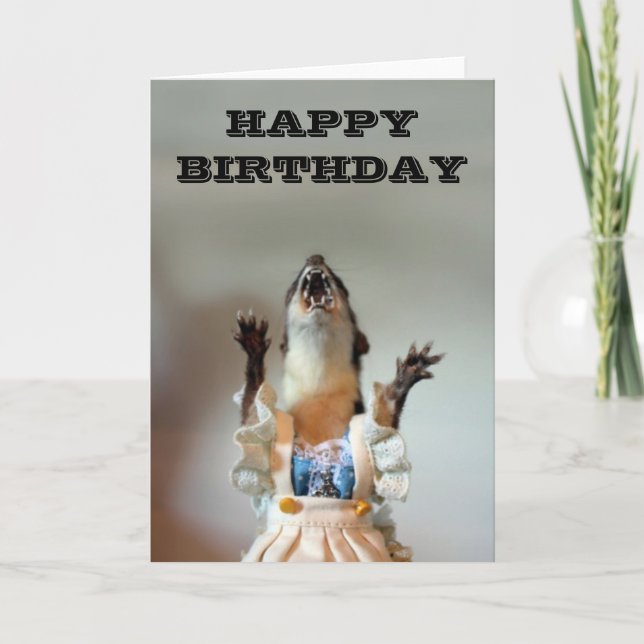 Cartão de aniversário Juanita (Frente)