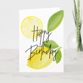 Cartão de Aniversário Lemon