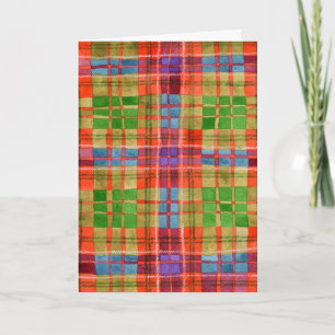 Cartão de Aniversário MAC RAE TARTAN