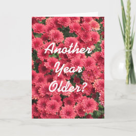 Cartão de Aniversário Mais Antigo do Mãe