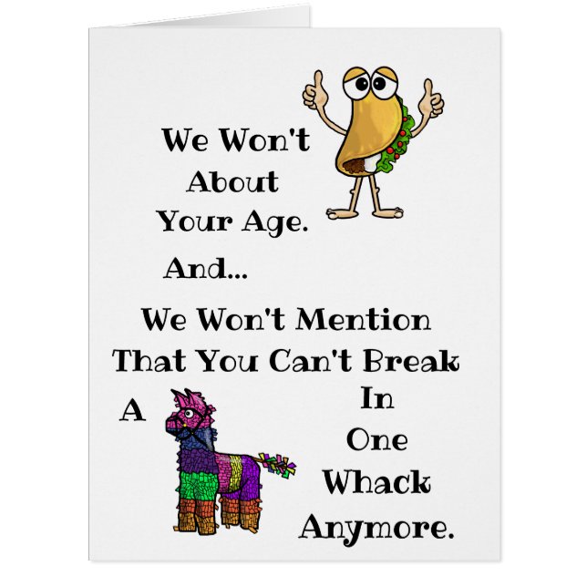 Cartão de Aniversário Mexicano de Todos Nós (Frente)