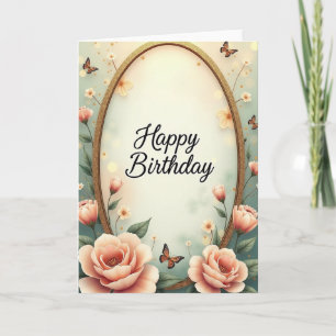 Cartão de Aniversário Mint Sereno
