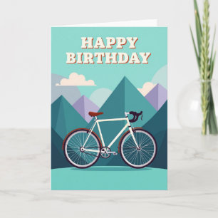 Cartão de Aniversário Montanha Alegre