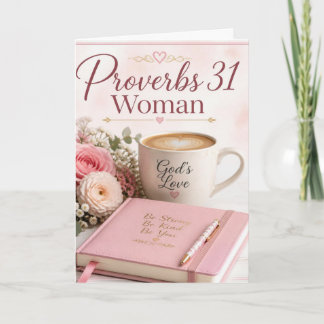 Cartão de Aniversário Mulher Provérbios 31