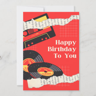 Cartão de Aniversário Musical