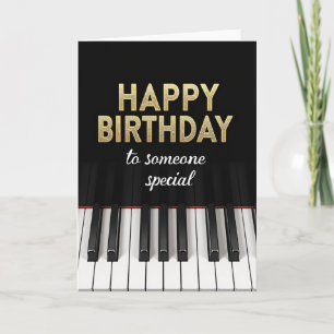 Cartão de Aniversário Musical