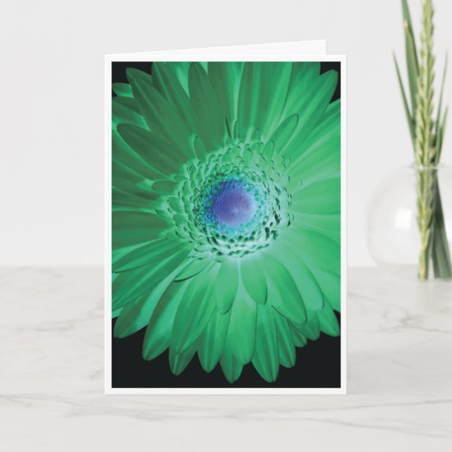 Cartão de aniversário - não seja negativo (Frente)