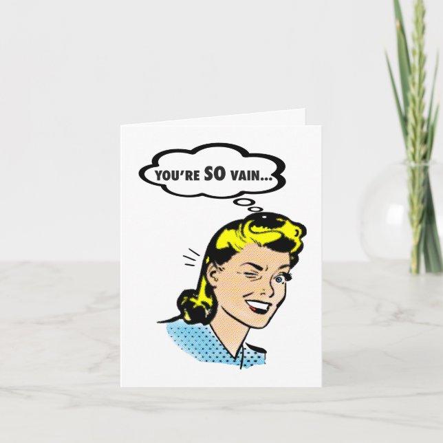 Cartão de Aniversário Narciso (Frente)