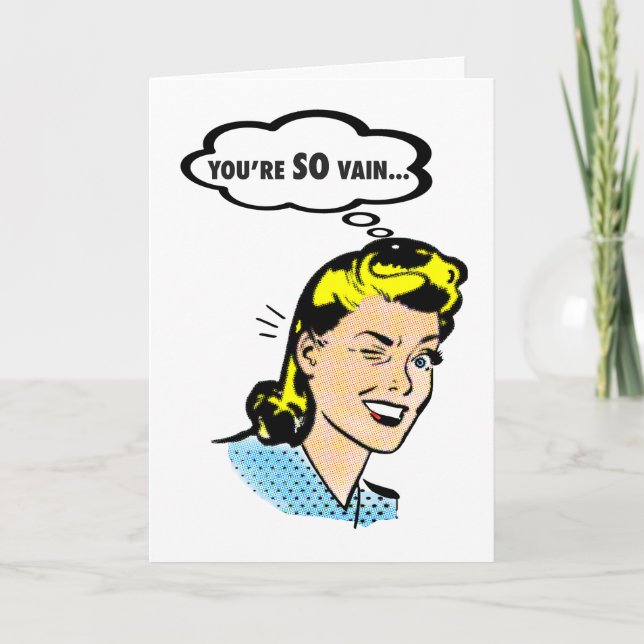 Cartão de Aniversário Narciso (Frente)