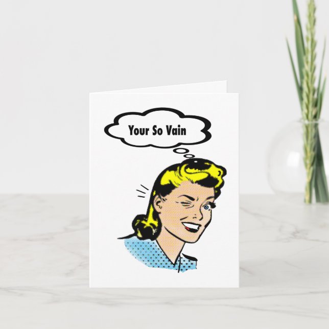 Cartão de Aniversário Narciso (Frente)