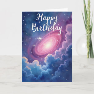 Cartão de Aniversário Nebulosa