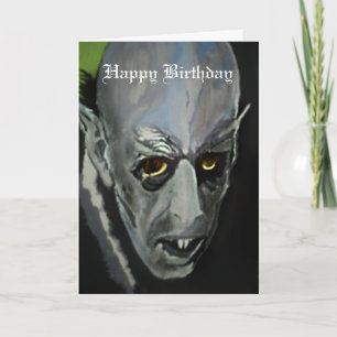 Cartão de Aniversário "Nosferatu"