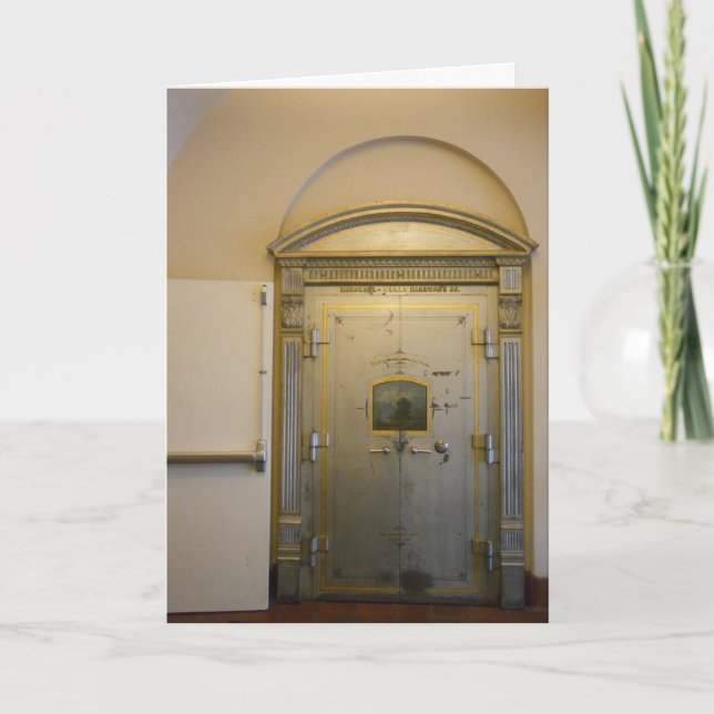 Cartão de Aniversário "Old Hotel Doors" (Frente)