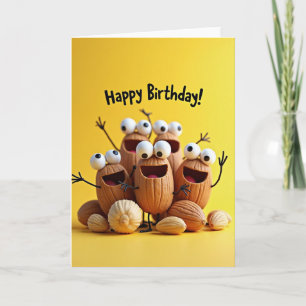 Cartão de Aniversário Olhos Googly Alegre