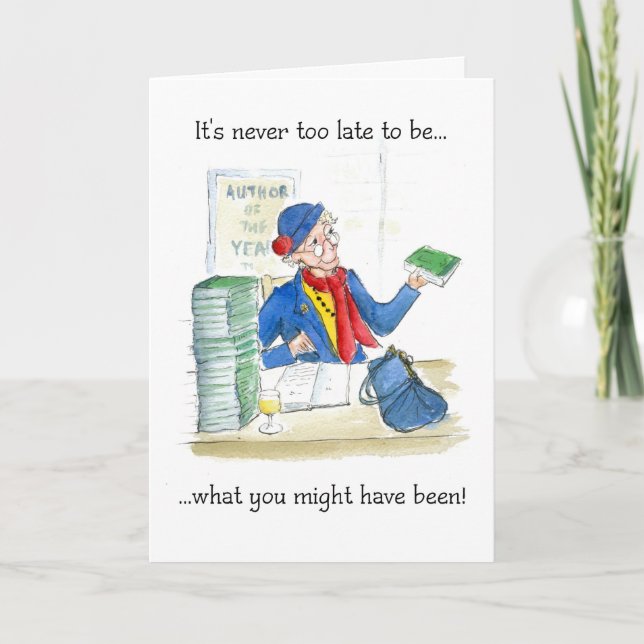 Cartão de Aniversário ou de Aposentação (Frente)