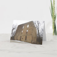 Cartão de aniversário "Oxford Mill Ruins"
