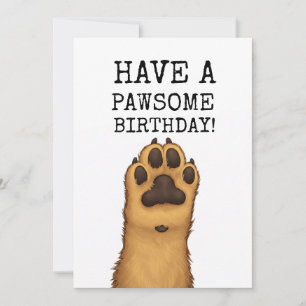 Cartão de Aniversário para Amante de Cachorros – T