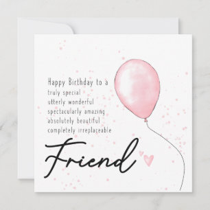 Cartão de Aniversário Para Amiga - irmã da alma