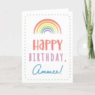 Cartão de aniversário para Ammee