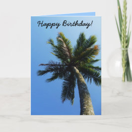Cartão de Aniversário para Breeze Palm Tree