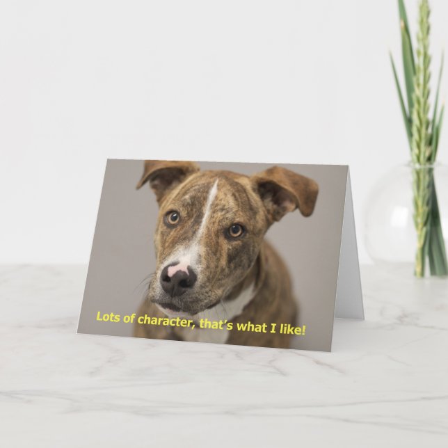 Cartão de Aniversário para Cães (Frente)