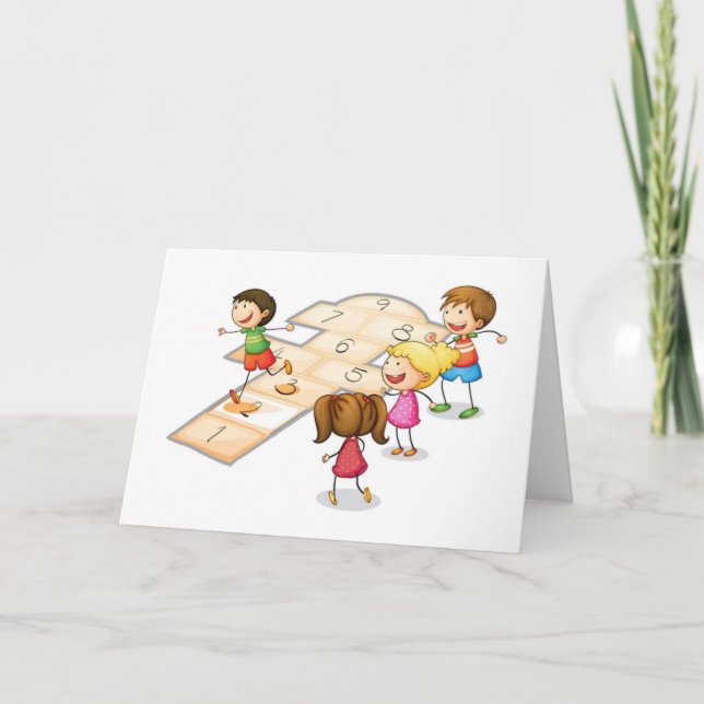 ** CARTÃO DE ANIVERSÁRIO PARA CRIANÇAS DE 6 ANOS** (Frente)