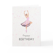 Cartão de Aniversário para Dançarino