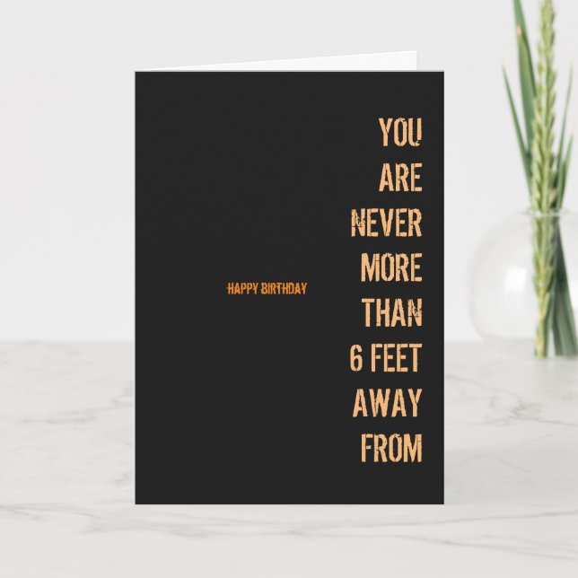 Cartão de aniversário para DAVE (fotografia) (Frente)