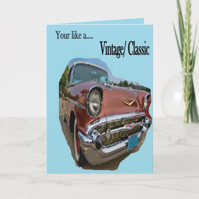 Cartão de aniversário para ele (Frente)