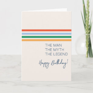 Cartão de Aniversário para Ele Pai Aniversário Len