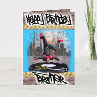 Cartão de aniversário para Irmão