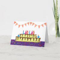 Cartão de aniversário para Lao Lao