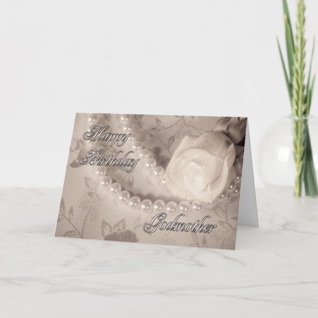 Cartão de aniversário para madrinha (Frente)