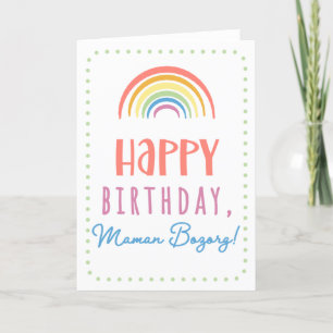 Cartão de aniversário para Maman Bozorg