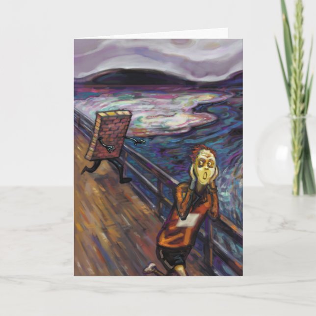 Cartão de aniversário para maratonista - Batendo n (Frente)