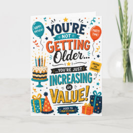Cartão de Aniversário para Marido que Nunca Age co