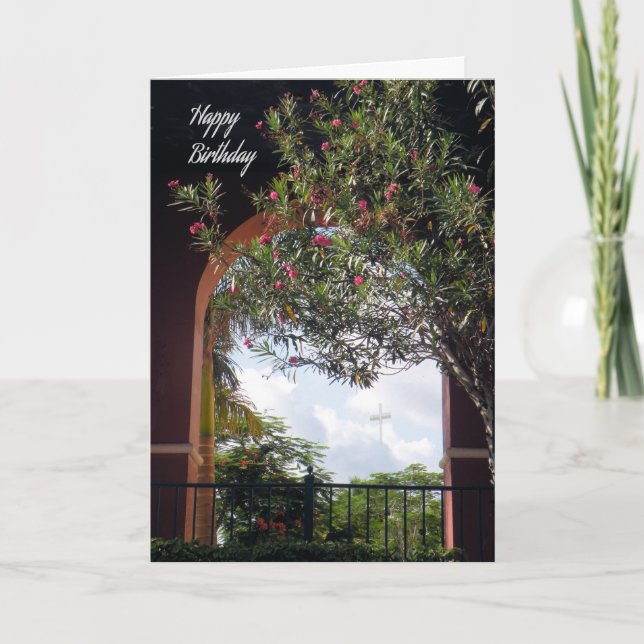 Cartão de Aniversário para Ministro (Frente)