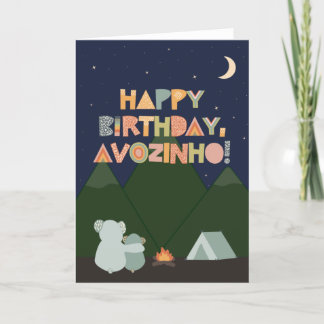 Cartão de aniversário para o Avozinho