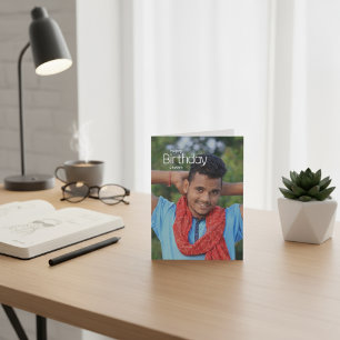 Cartão de aniversário para o mais moderno Hottie