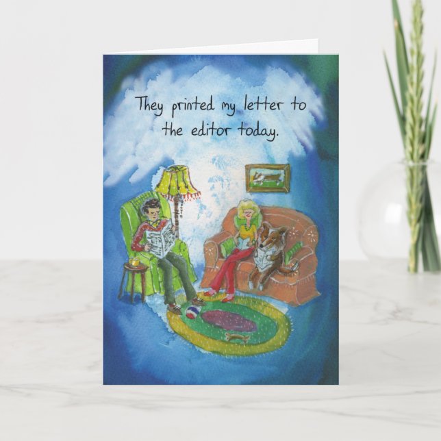 Cartão de Aniversário para o Pão-Cão - Shetland Sh (Frente)