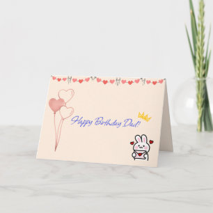 Cartão de Aniversário para Papai