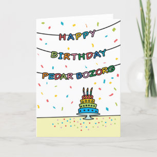 Cartão de aniversário para Pedar Bozorg
