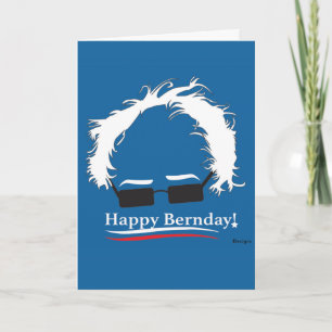 Cartão de aniversário para qualquer fã de Bernie S