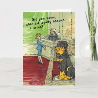Cartão de Aniversário para Sobreloso de Cão - Leal