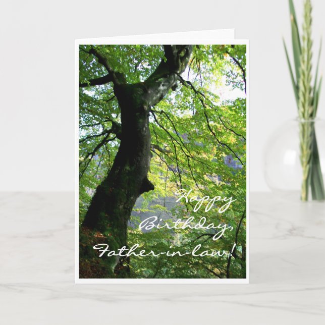 Cartão de aniversário para sogro (Frente)