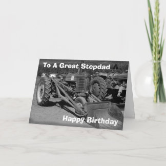 Cartão De Aniversário Para Stepdad