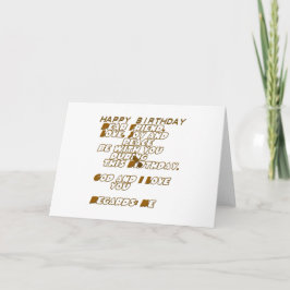 Cartão de aniversário para um amigo cristão