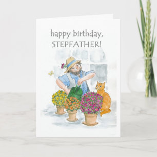 Cartão de Aniversário para um pai-passo - Jardin